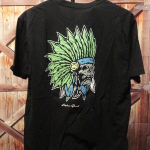 Higher Breed Funky Skull graphic T~EUC~Large~Stay Dreaming on tag.